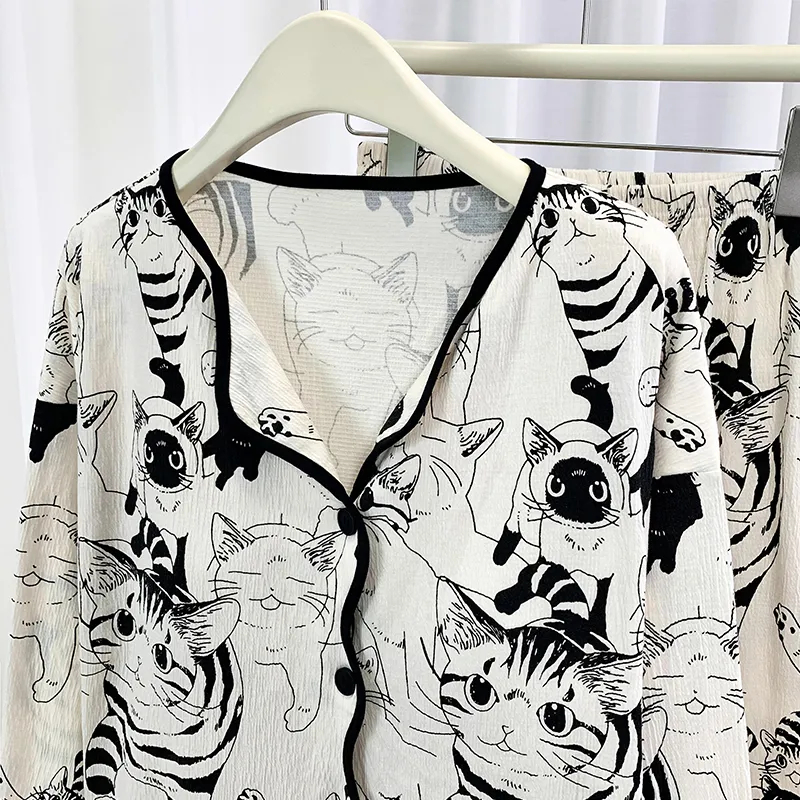Sleeping Beauty Pajama Set Women's Black-3