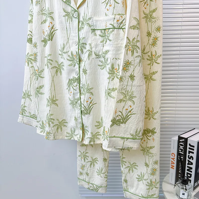 Sleeping Beauty Pajama Set Women's Green-5