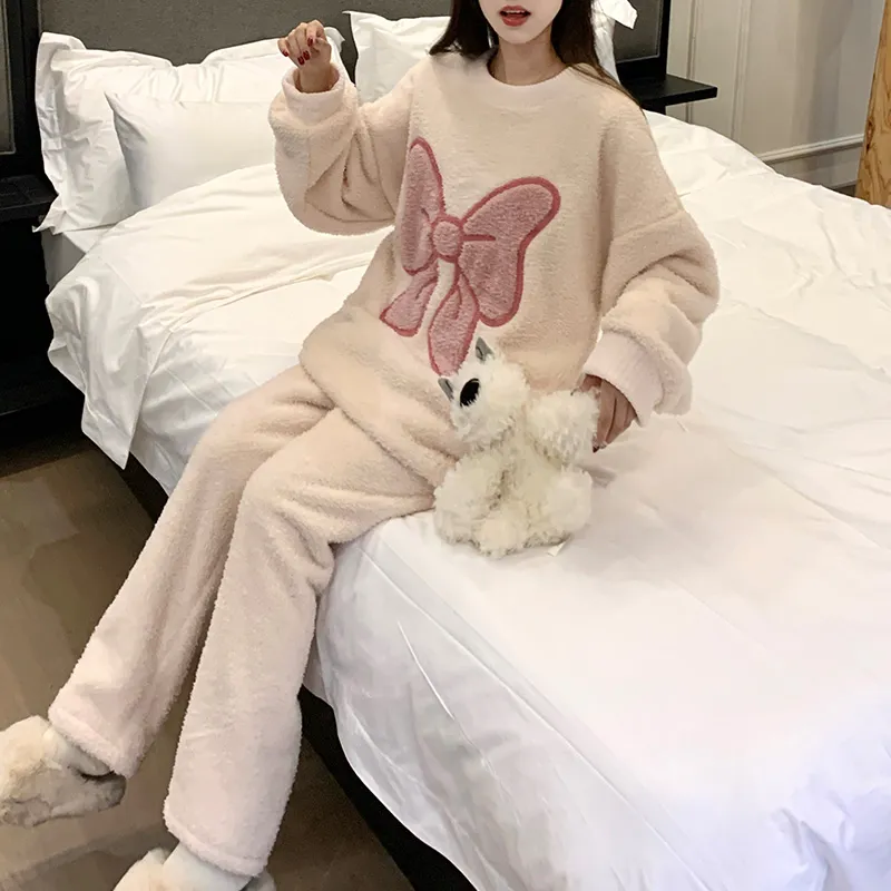 Sleeping Beauty Pajama Set Women's White-5