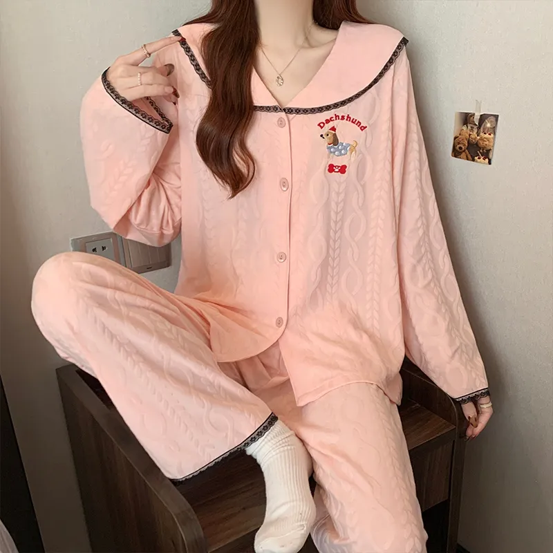Sleeping Beauty Pajama Set Women's Pink-1