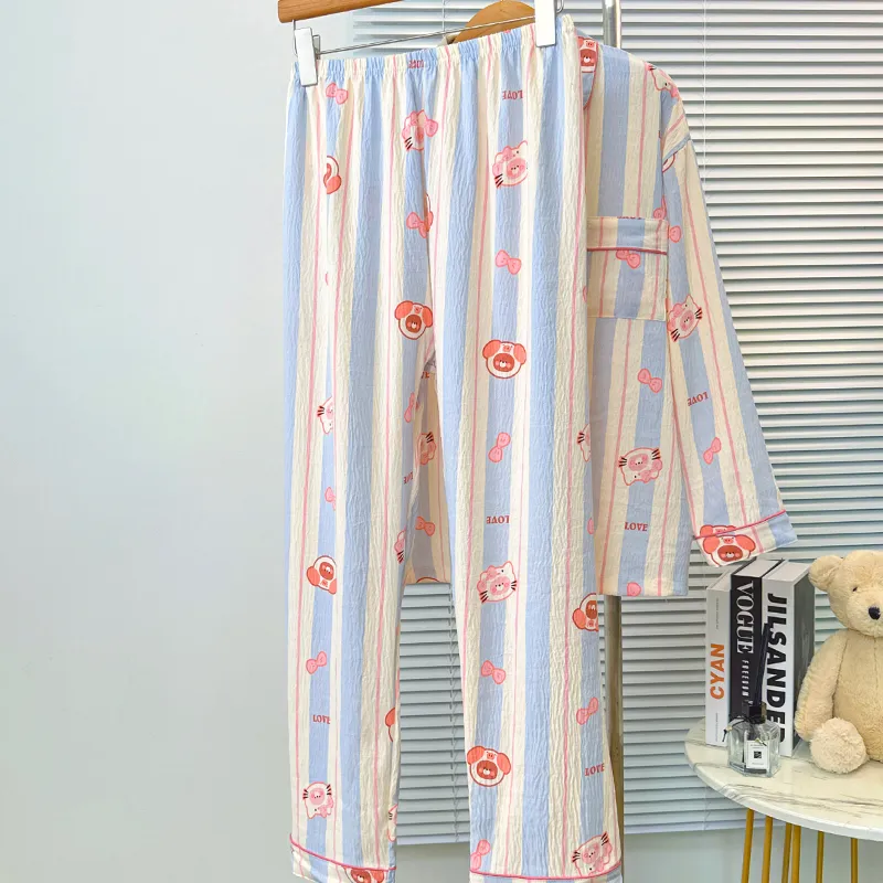 Sleeping Beauty Pajama Set Women's Blue-6