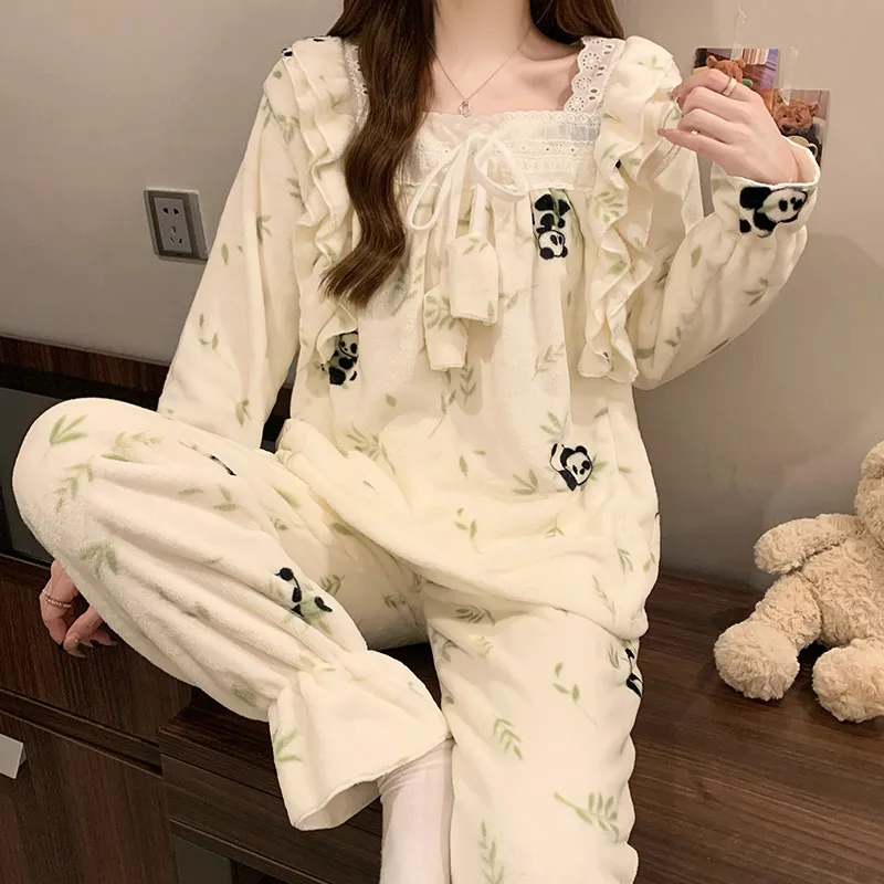 Sleeping Beauty Pajama Set Women's Multicolor-4