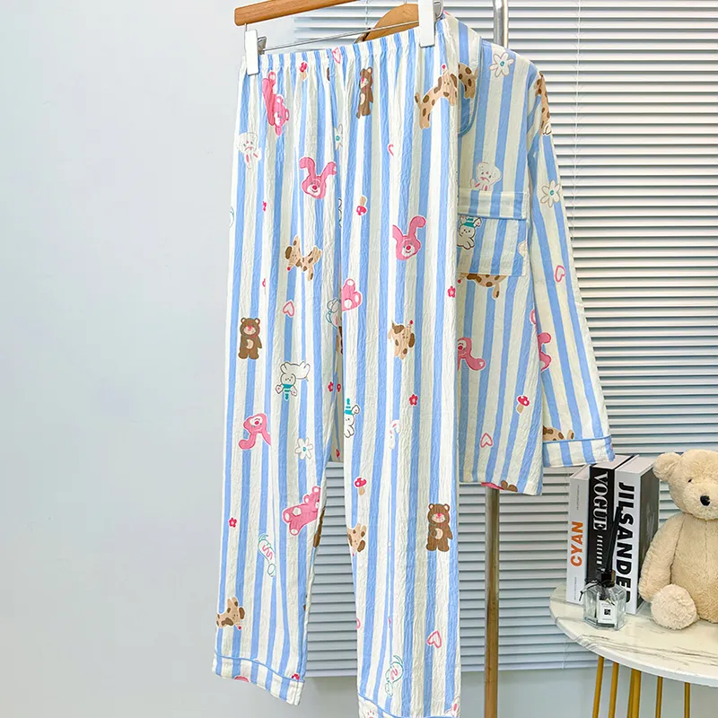Sleeping Beauty Pajama Set Women's Blue-5