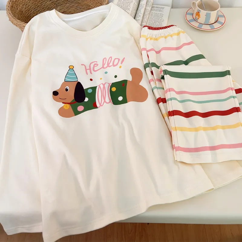 Sleeping Beauty Pajama Set Women's Multicolor-3