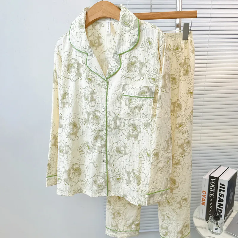 Sleeping Beauty Pajama Set Women's Green-3