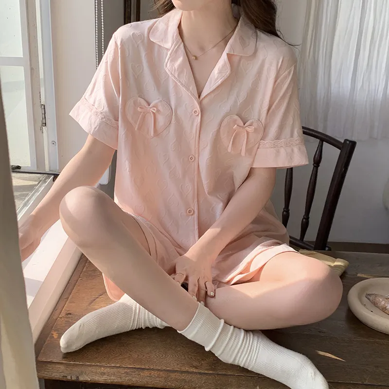 Sleeping Beauty Pajama Set Women's Pink-1