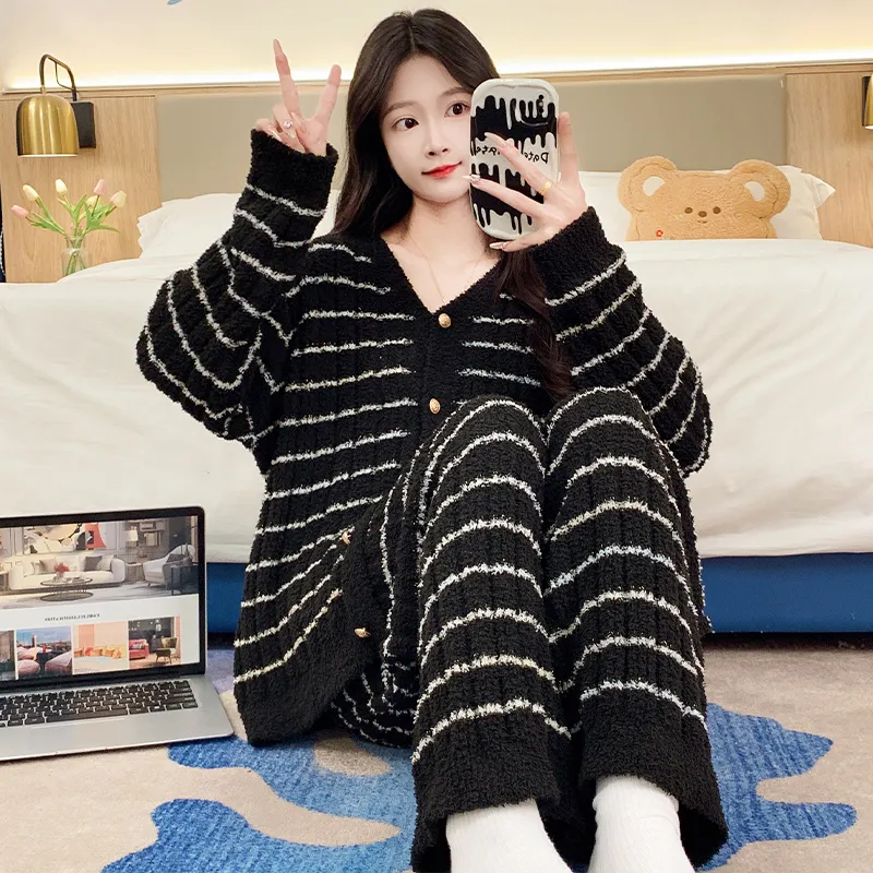 Sleeping Beauty Pajama Set Women's Black-2