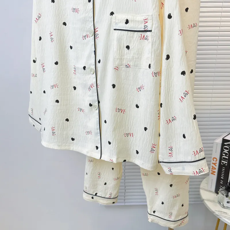Sleeping Beauty Pajama Set Women's White-5