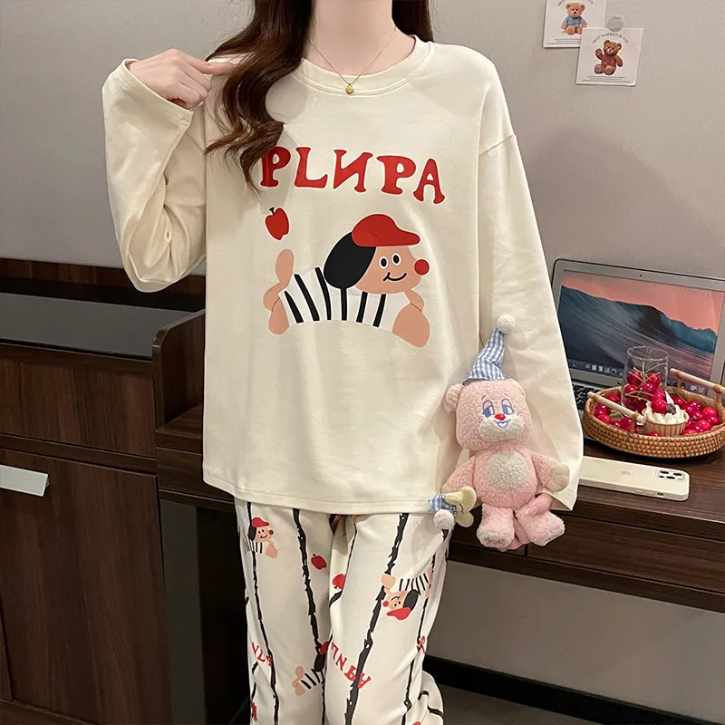 Sleeping Beauty Pajama Set Women's Ecru-4