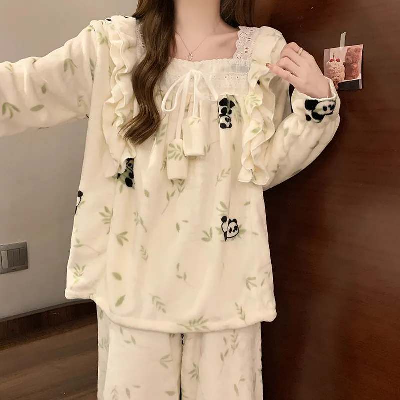 Sleeping Beauty Pajama Set Women's Multicolor-5