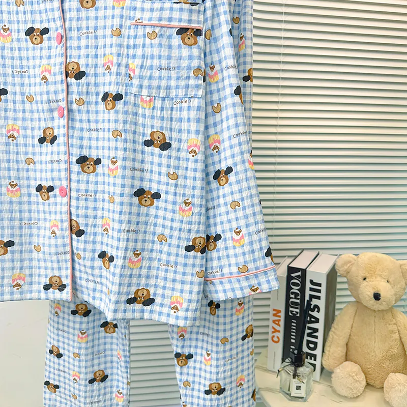 Sleeping Beauty Pajama Set Women's Blue-3