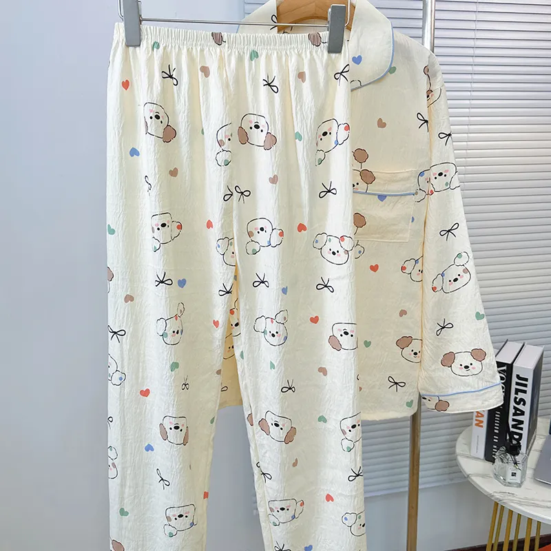 Sleeping Beauty Pajama Set Women's Apricot-3