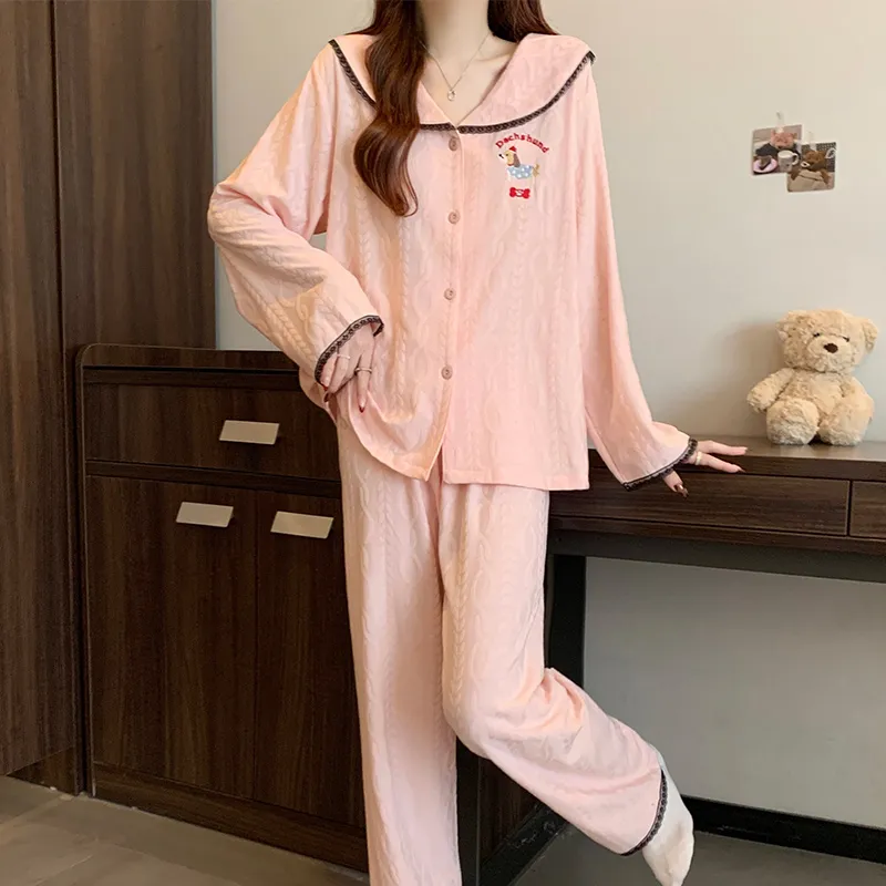 Sleeping Beauty Pajama Set Women's Pink-3