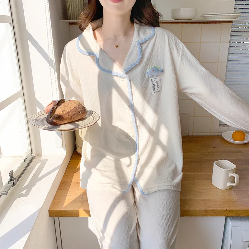 Sleeping Beauty Pajama Set Women's White-1