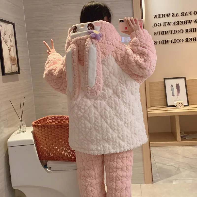 Sleeping Beauty Pajama Set Women's Pink-5