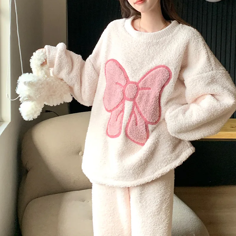 Sleeping Beauty Pajama Set Women's White-3