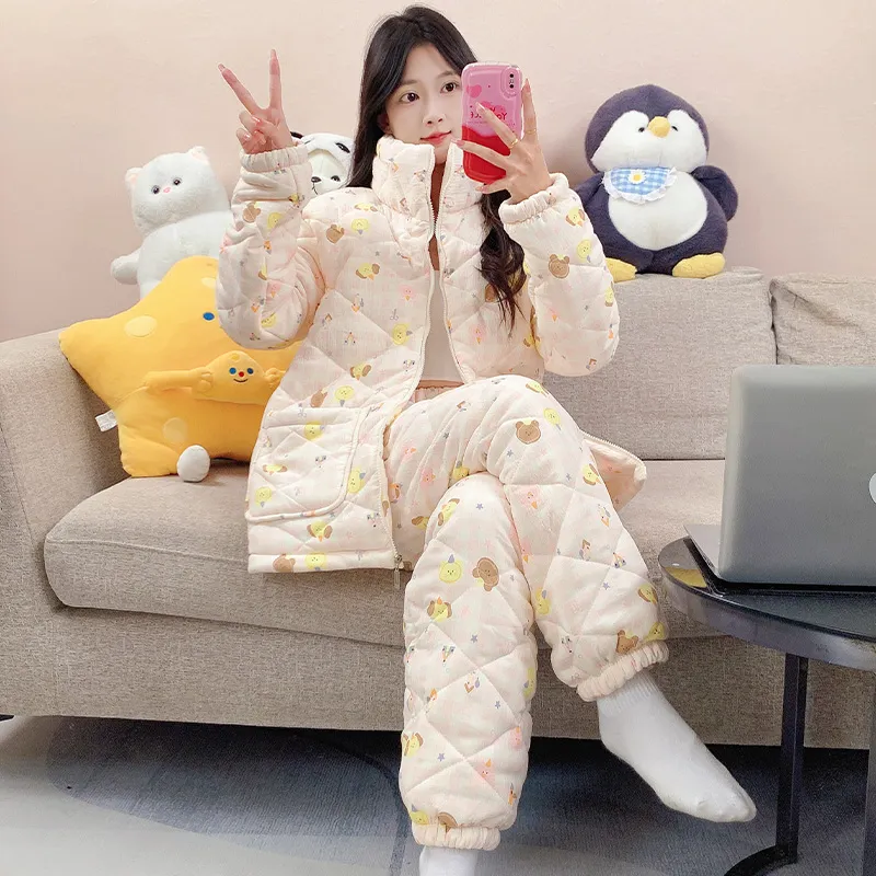 Sleeping Beauty Pajama Set Women's Multicolor-4