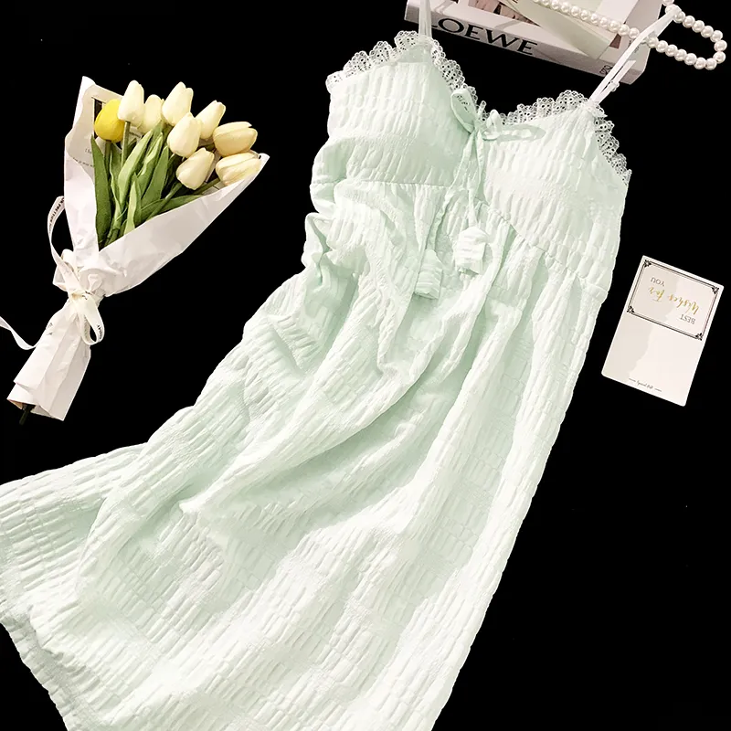 Sleeping Beauty Nightgown Women's Light Green-4