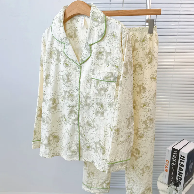 Sleeping Beauty Pajama Set Women's Green-4