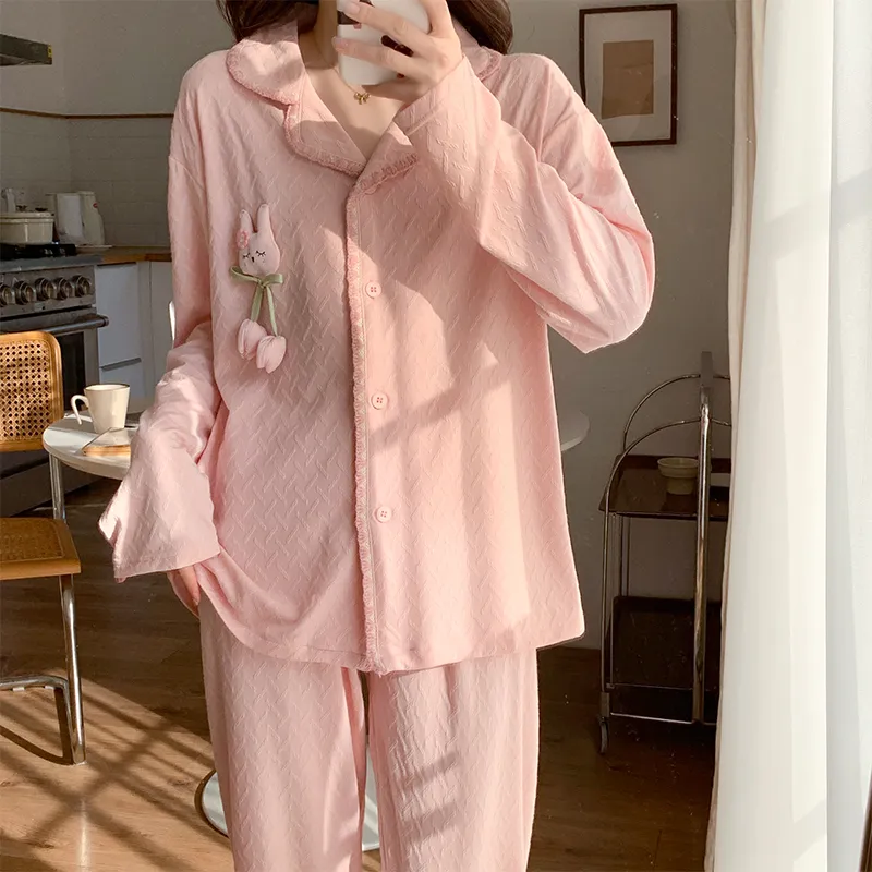 Sleeping Beauty Pajama Set Women's Pink-5