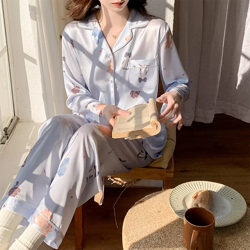 Sleeping Beauty Pajama Set Women's Pink Blue-2