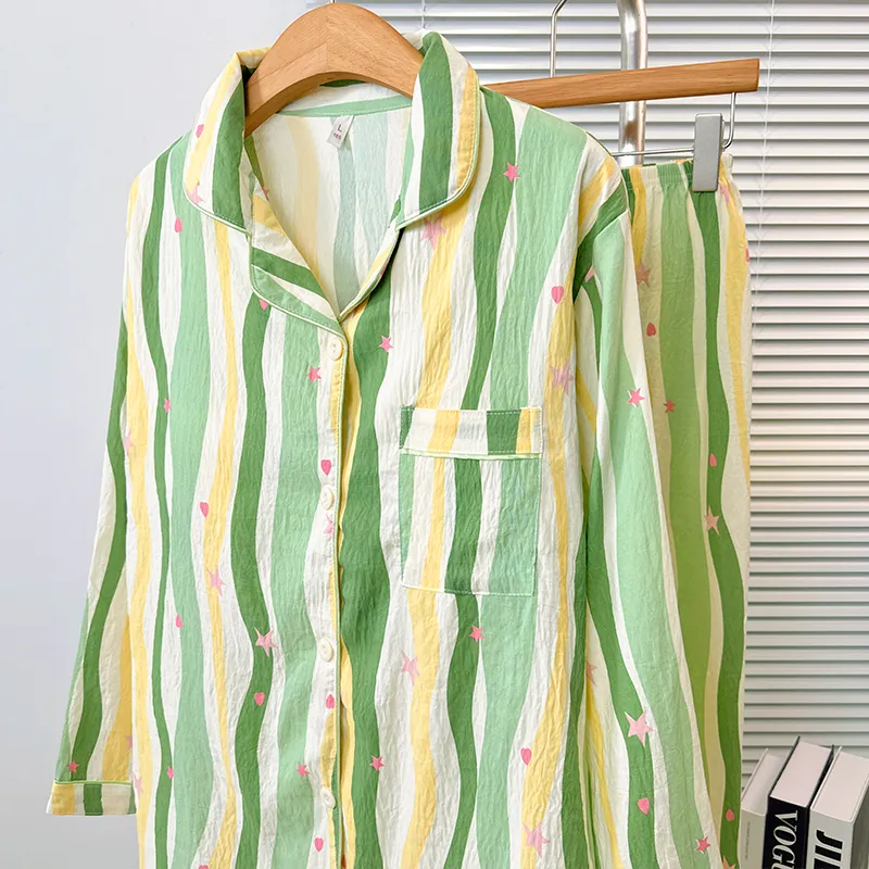 Sleeping Beauty Pajama Set Women's Green-3