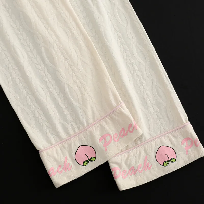 Sleeping Beauty Pajama Set Women's White-5