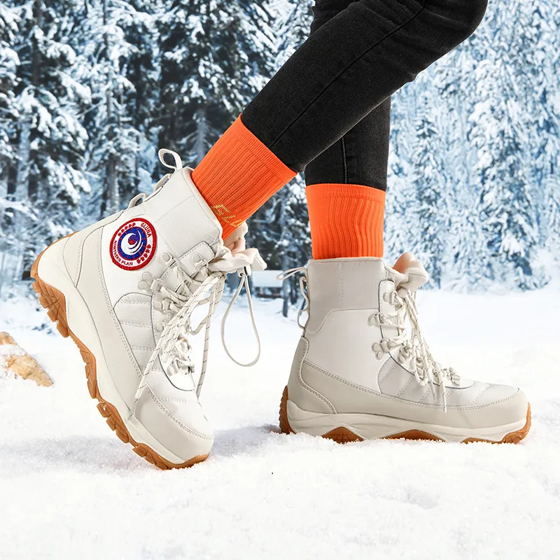 GLUNA Snow Boots Unisex Brown-7