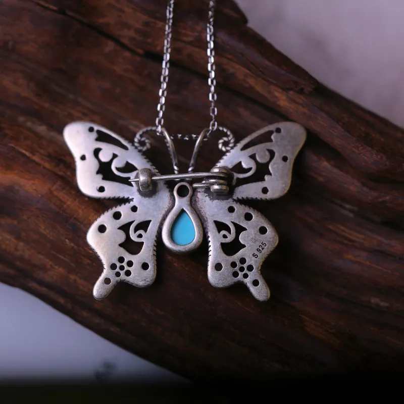 YUSHE Turquoise Necklaces Women's-4
