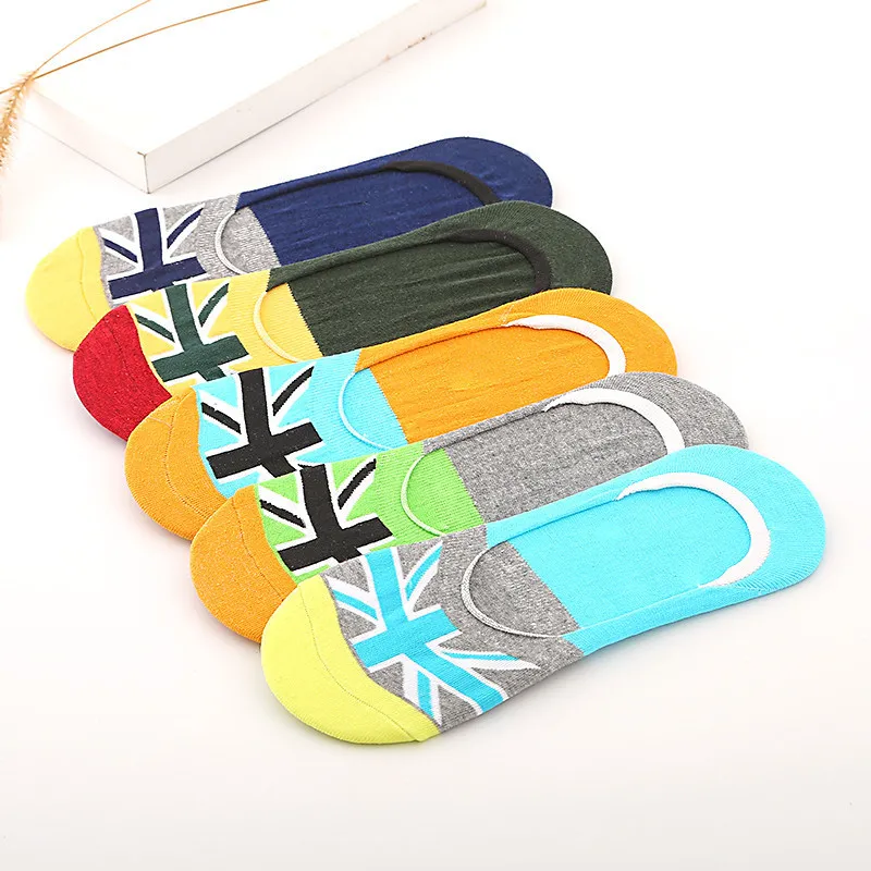 Yalu No Show Socks Men's 5 Pack-4