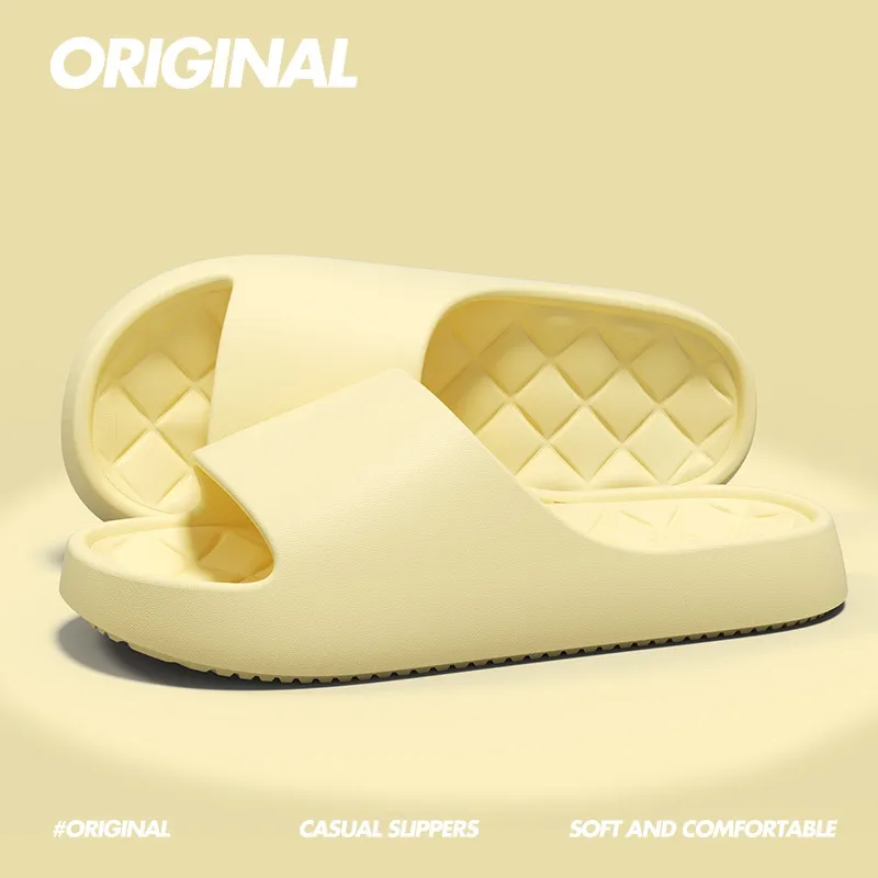 Kemaid Korean Style Minimalist, Couple Home EVA Squashy And Bouncy Feeling Summer Slippers, Unisex-1