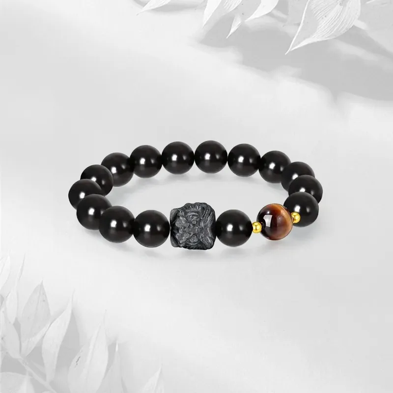 JUICY GRAPE Obsidian Bracelets Unisex-3