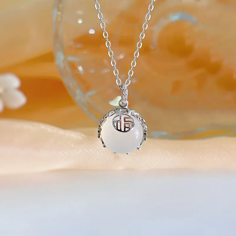 JUICY GRAPE Agate Necklaces Women's-6