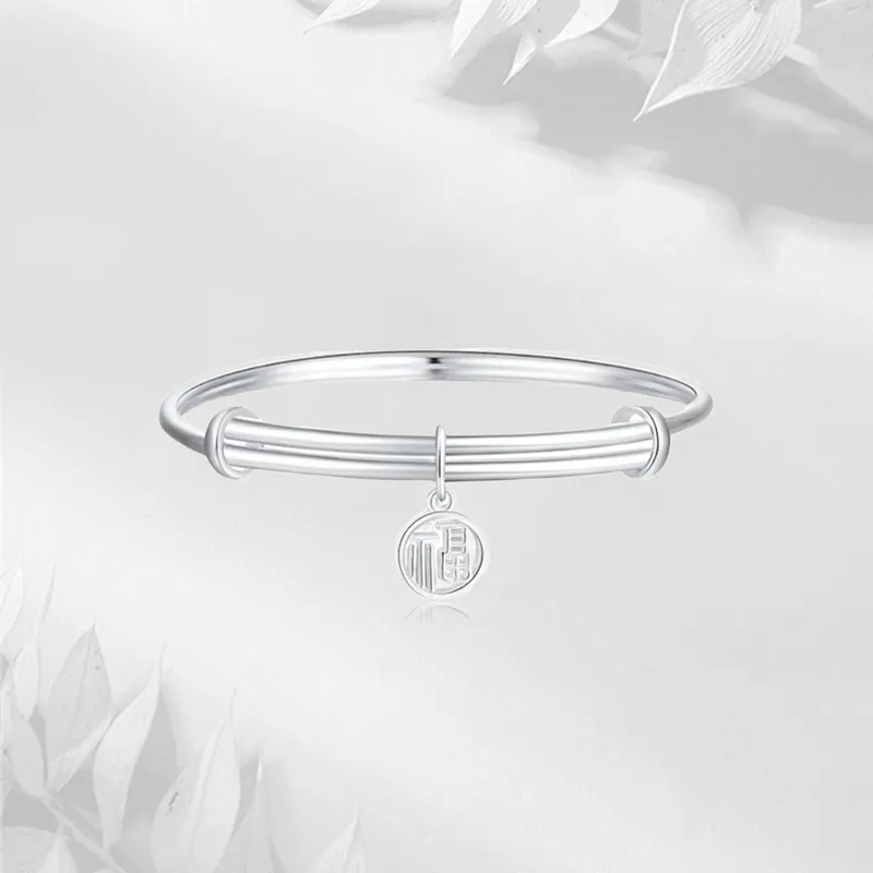 JUICY GRAPE S999 Fine Silver Bangles Women's-3