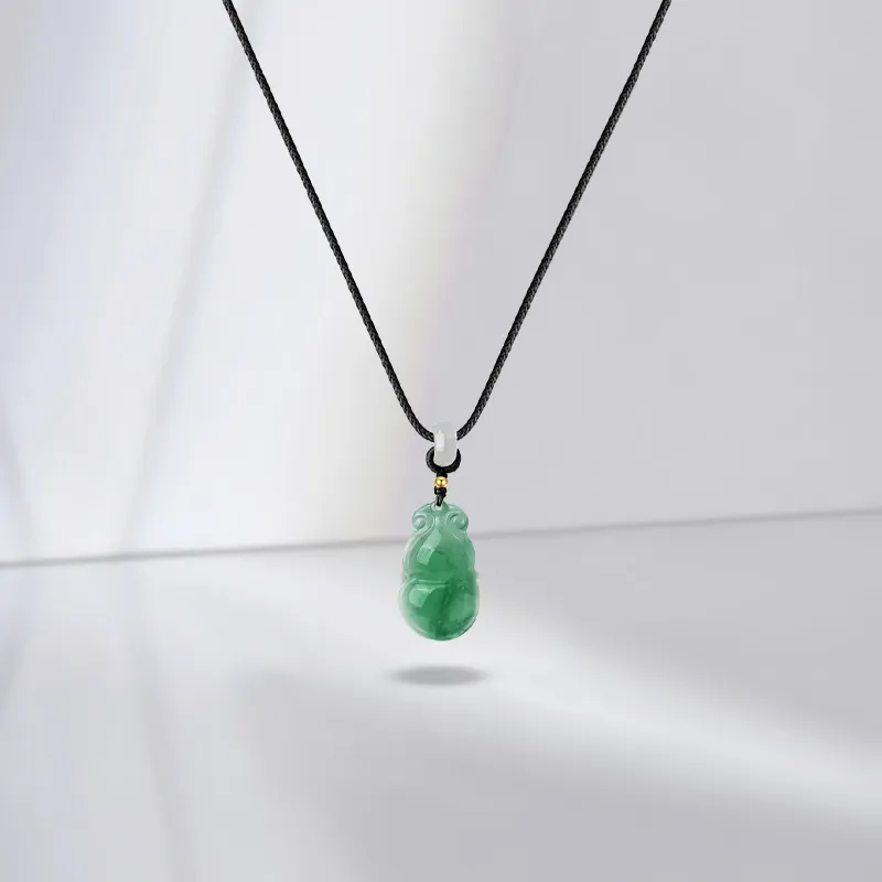 JUICY GRAPE African Emerald Jade Necklaces Unisex-3