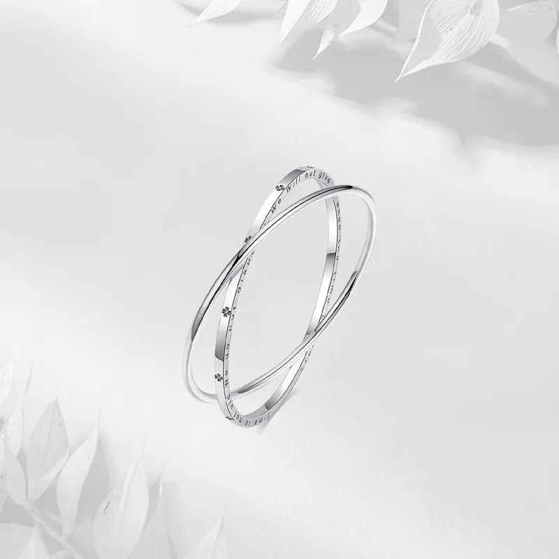 JUICY GRAPE S999 Fine Silver Bangles Women's-1