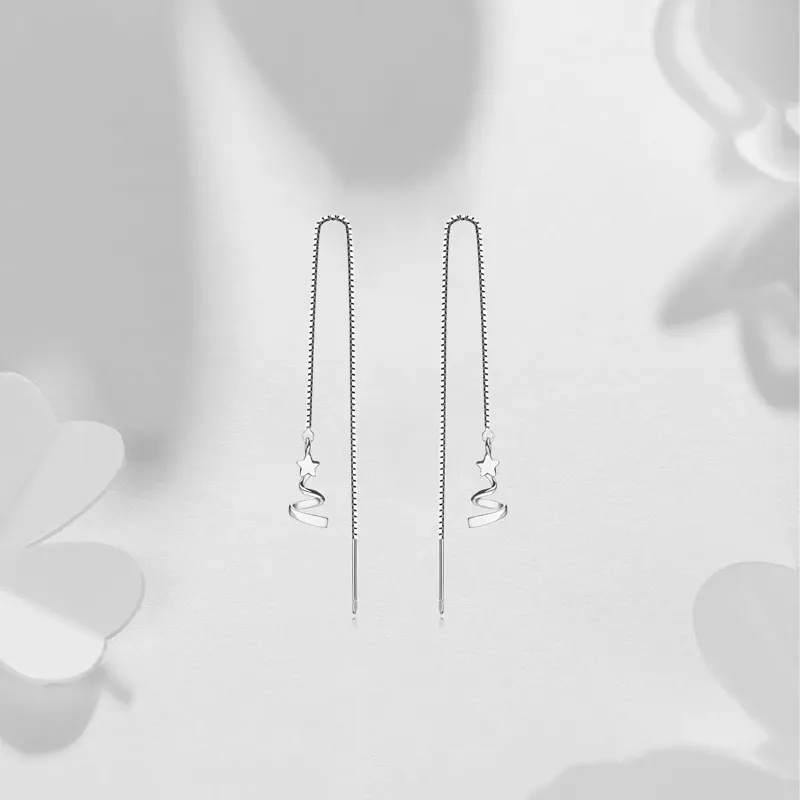 JUICY GRAPE S925 Silver Drop Earrings Women's-6