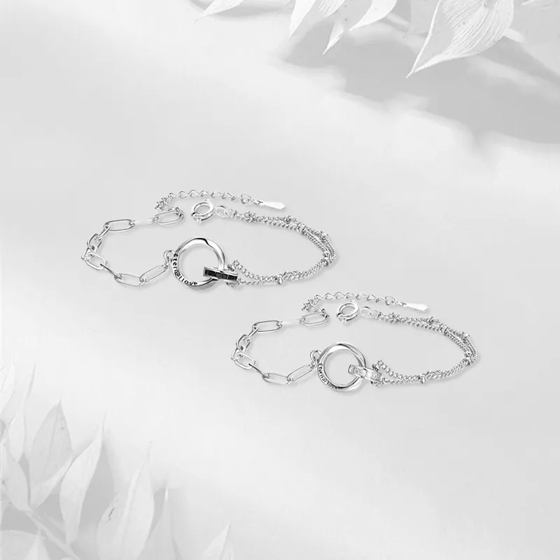 JUICY GRAPE S925 Silver Bracelets Unisex-4
