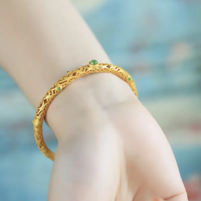 JUICY GRAPE Agate Bangles Women's-1