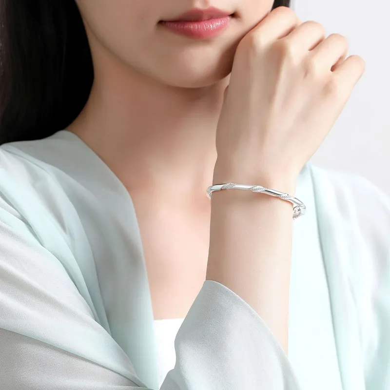 JUICY GRAPE S999 Fine Silver Bangles Women's-1