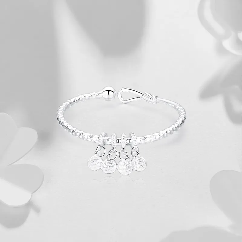 JUICY GRAPE S999 Fine Silver Sterling Silver Bracelets Women's-2