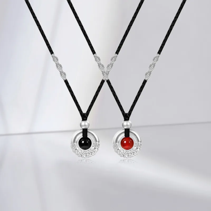 JUICY GRAPE Agate Jade Necklaces Unisex-3