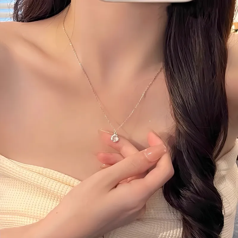 JUICY GRAPE Chalcedony Jade Necklaces Women's-7
