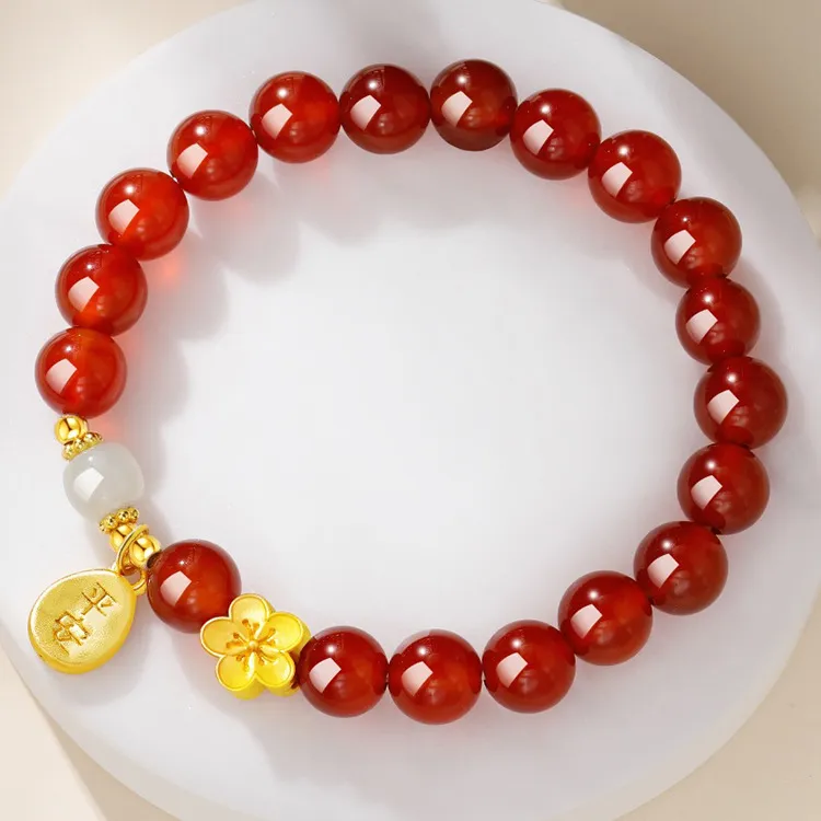 JUICY GRAPE Agate Bracelets Unisex-3