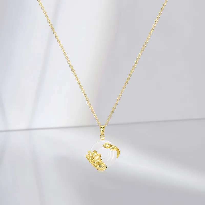 JUICY GRAPE Chalcedony Jade Necklaces Women's-3