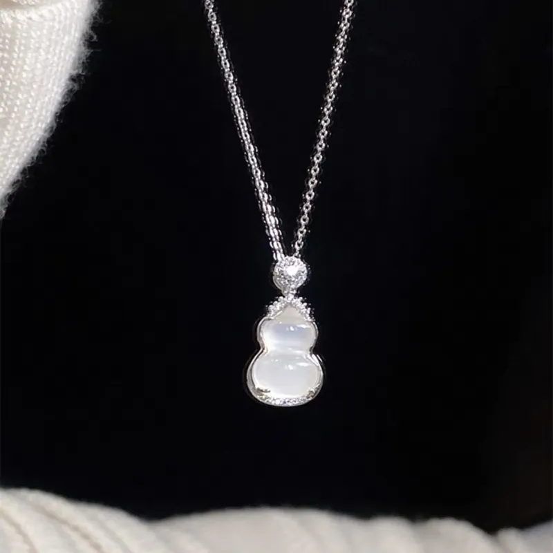 JUICY GRAPE Chalcedony Jade Necklaces Women's-4