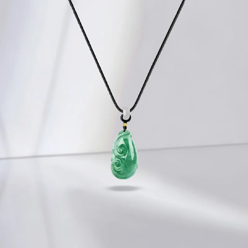 JUICY GRAPE African Emerald Jade Necklaces Unisex-3
