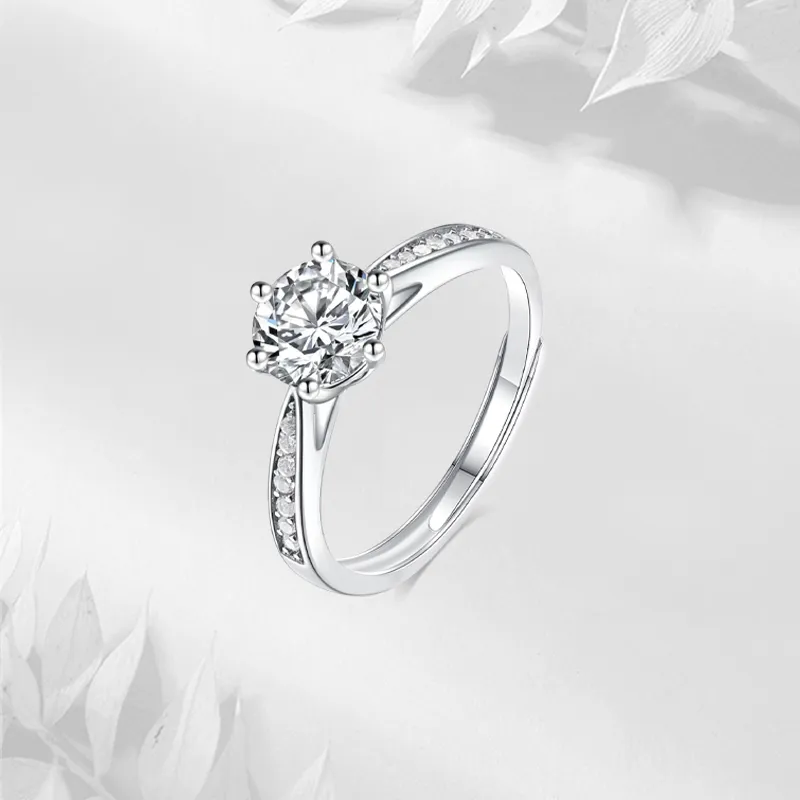 JUICY GRAPE S925 Silver Moissanite Rings Unisex-3