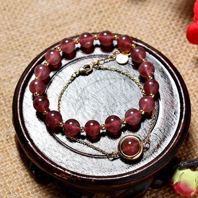 JUICY GRAPE Crystal Jade Bracelets Women's-3