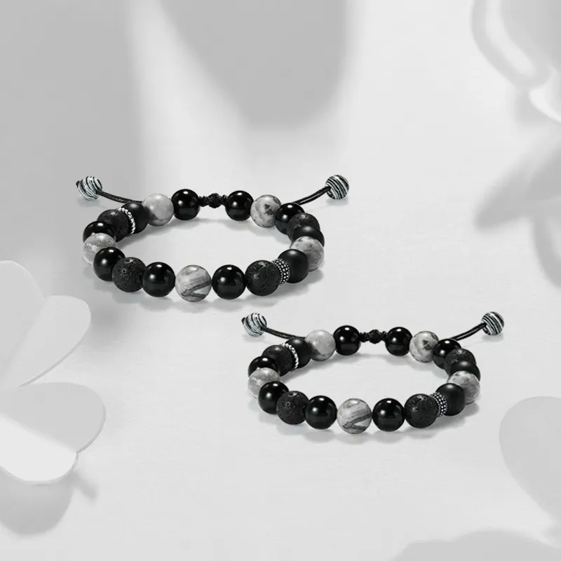JUICY GRAPE Agate Bracelets Unisex-2